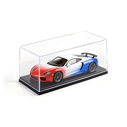 Model Car Display Case, 1:43 Scale Acrylic Display Box for Cars, Stackable Dustproof Storage Boxes for Collectibles, Figures and Memorabilia, 6.5 x 2.7 x 3.5 inch - size: 6.5 x 2.9 x 3.5 inch