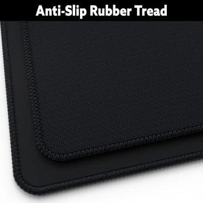Gamer Boss - Gaming Mouse Pad - 60 x 30 Inches - 4mm Thick with Stitched Edges, Non-Slip Rubber Base, Premium Cloth Mousepad, Desk Mat for Laptop, Keyboard, Computer & PC (Giga, Black) - color: Black, size: 60" x 30"