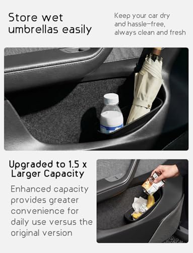 BMZX Car Trash Can Trash Bin, Mini Garbage Can Car Door TrashCan, Car Accessories for Interior Multifunctional Organizers and Storage, Home and Office