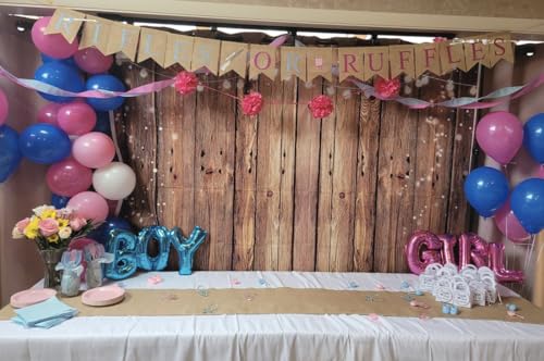8x6FT Brown Wood Backdrop Rustic Photo Backdrop Country Wooden Background Birthday Wedding Western Party Decoration F1