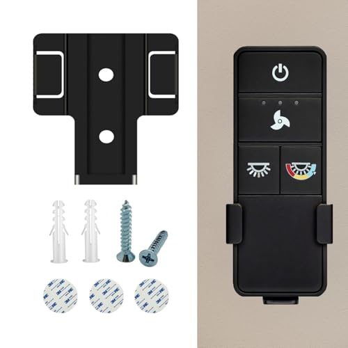 TX028C-S Ceiling Fan Remote Wall Mount Holder for Hampton Bay | Suitable for Home Decorators Collection Remote A25-TX028C-S, KUJCE10318/TR222A, KUJCE10316, TX028/TX028C - Holder Only