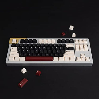 Sumgsn Keycaps 163 Keys Cherry Profile Doubleshot Rome Keycap Set Fit for Alice Keyboard 61/64/87/104/108 Cherry Mx Switches Mechanical Keyboard - color: Rome Keycaps