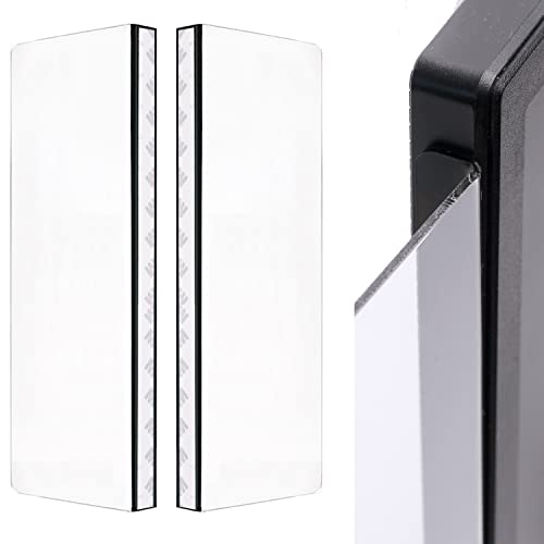 2 Pcs Computer Monitor Memo Board for Frameless Monitors,11.8 X 3.15 Inch Monitor Sticky Note Holder Computer Monitor Message Board for No Edge Monitors