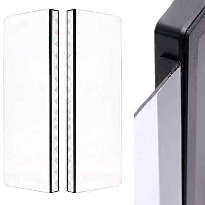 2 Pcs Computer Monitor Memo Board for Frameless Monitors,11.8 X 3.15 Inch Monitor Sticky Note Holder Computer Monitor Message Board for No Edge Monitors