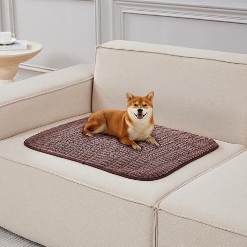 Sofa Armrest Cover Couch Arm Cover Armchair Covers, 2pcs Anti-Slip Couch Arm Protectors Sofa Arm Covers (Reddish Coffee, 18x22x2pcs) - color: Reddish Coffee, size: 18x22 inch (2 pcs)