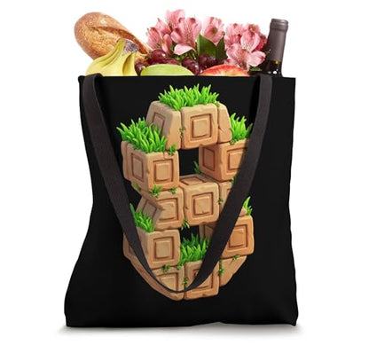 8th Birthday Boy Pixel Gamer Kids Video Game Tote Bag