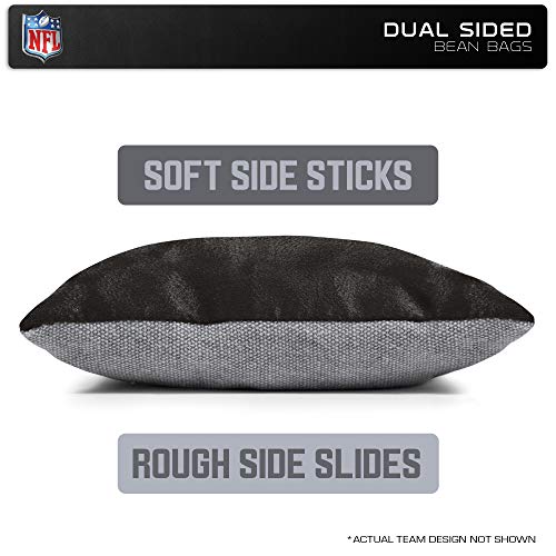 NCAA College Dual Sided Bean Bags by Wild Sports, 8 Count, Premium Toss Bags for Cornhole Set - Great for Tailgates, Outdoors, Backyard - size: 6 in. x 6 in.