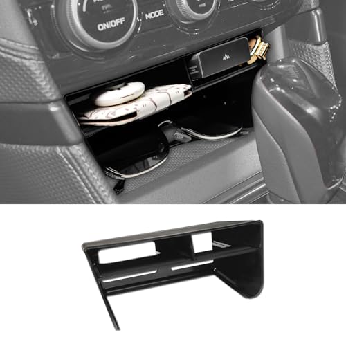 Center Console Organizer Compatible with Subaru Forester 2019 2020 2021 2022 2023 2024 Accessories, Middle Console Storage Box Insert Tray with Charging Hole (NOT for XT or 2025 Models)