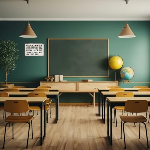 Classroom Door Decor Metal Sign - 12x8in Aluminum, Perfect for Teacher Classroom Decor & Middle School - color: PM321008, size: 12" x 8"