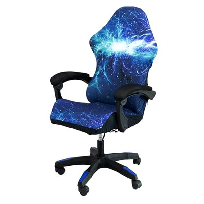 Gaming Chair Covers, 3D Printing One-piece Universal Fit Gaming Chair Seat Cover with Armrest Sloipcover(Color:Style 4) - color: Style 4