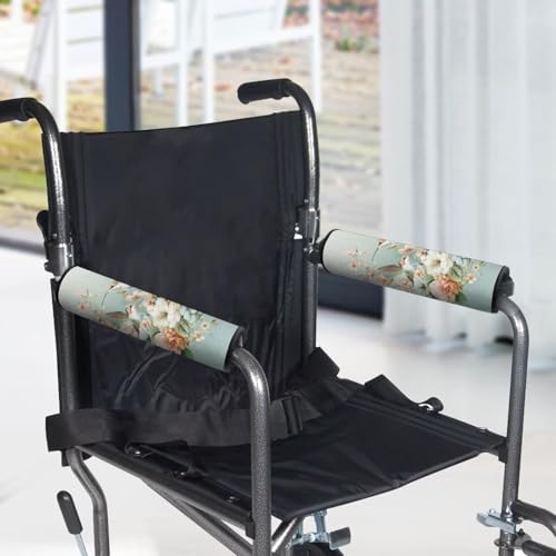 Wheelchair Armrest Covers Wheelchair Accessories Chair Arm Pads Universal for Wheelchair Armrests Office Transport Chairs Scooters Green Hummingbird - color: Green Hummingbird