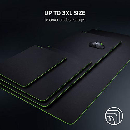 Razer Gigantus V2 Cloth Gaming Mouse Pad (Large): Thick, High-Density Foam - Non-Slip Base - Classic Black - color: Classic Black, size: 17L x 3W inches