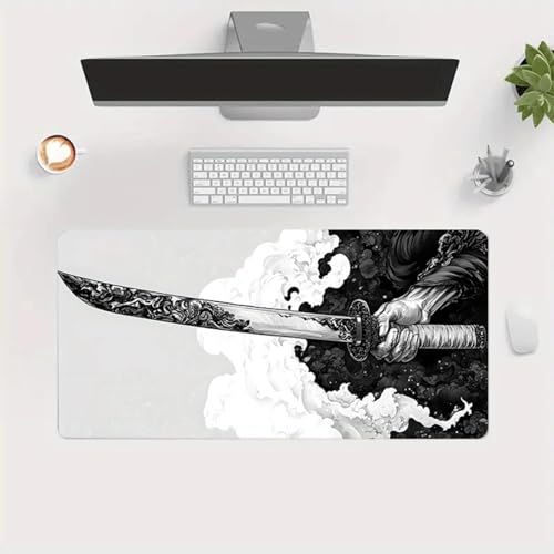 Gaming Mouse Pad Extended Large Laptop Keyboard Non-Slip Rubber Base with Stitched Edges for Home Office Computer Keyboard Laptop-11.8 x 31.5 in - size: 31.5" x 11.8"