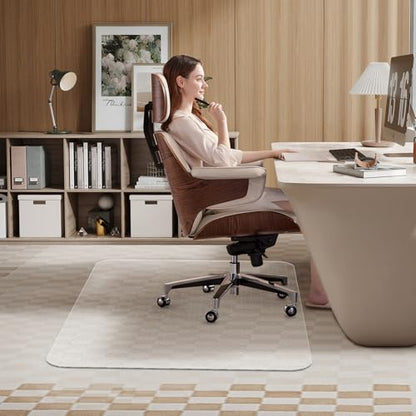 WASJOYE Chair Mat for Carpet, 48" x 60" Office Chair Mat for Carpet, Heavy Duty Chair Mat with Non-Slip Studded for Home and Office Low Pile Carpet - size: 48" x 60" Rectangle for Carpet