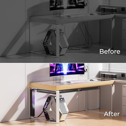 Yecaye 62.8in(4x15.7in) No-Drill Large Cable Management, Under Desk Cord Organizer with Adhesive, Open Slot Cable Raceway for Home/Office/Network, Black - size: 62.8in L* 1.96in W* 1.96in H