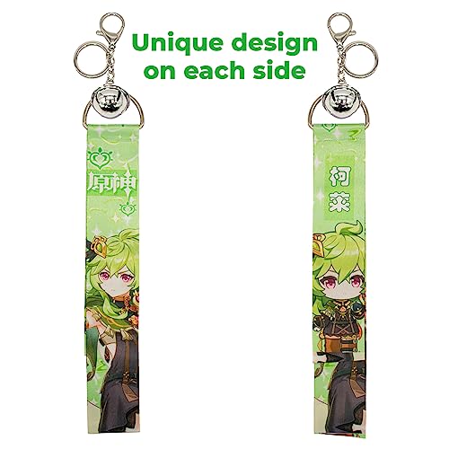 Impact Videogame Colorful Lanyard Keychains Stickers - color: Collei Dendro