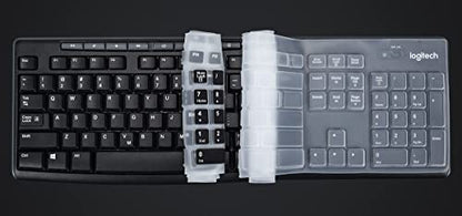 Keyboard Cover for Logitech MK370 MK295 MK270 K270 Keyboard, Logitech MK370 MK270 K270 Keyboard Skin Protector - Clear - color: Clear
