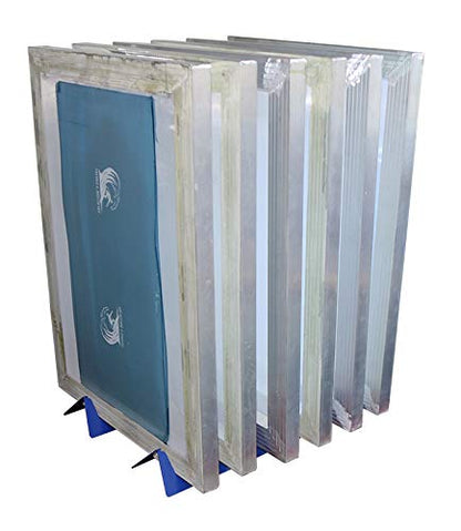 TECHTONGDA 6 Slot Screen Printing Frame Rack Shelf Storage Holder Desktop Adjustable Silk Screen Frame Rack Drying
