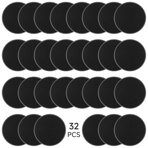 32Pcs 60mm/2.36inch Plastic Model Miniature Bases,4mm/0.16 Thick Circular War Figure Display Stands For Gaming Miniatures or Wargames Role Playing Board Game Figure Toy(32PCS-60mm-Black Round) - color: 32PCS-60mm-Black Round