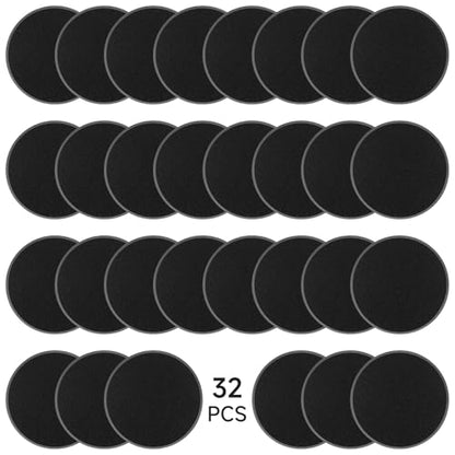 32Pcs 60mm/2.36inch Plastic Model Miniature Bases,4mm/0.16 Thick Circular War Figure Display Stands For Gaming Miniatures or Wargames Role Playing Board Game Figure Toy(32PCS-60mm-Black Round) - color: 32PCS-60mm-Black Round