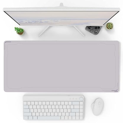 Pixio Mouse Pads - 36 x 16 inch XXL Purple Border Multifunctional Large Desk Mats for Gaming, Office, Desktop Anti-Slip Waterproof Washable Computer Mouse Mat - color: Purple Border