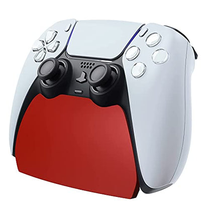 PlayVital Red Controller Display Stand for ps5, Gamepad Accessories Desk Holder for ps5 Controller with Rubber Pads - color: Red