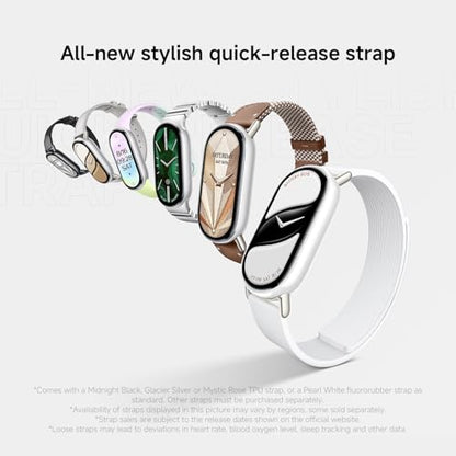 XIAOMI Mi Smart Band 10 (2025) Global Version - 1.72" AMOLED Display | 21 Days Battery Life | Touchscreen, Multi-Sport Tracker, Activity Tracker, Heart Rate Monitor | BT5.4 - (Mystic Rose) - color: Mystic Rose