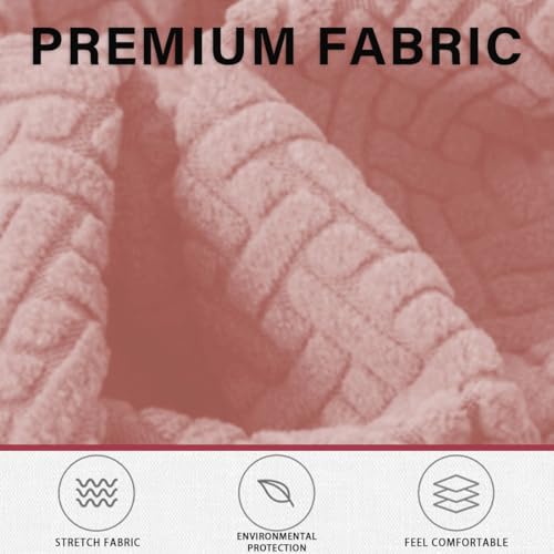 1 Pair Office Chair Armrest Covers Stretch Jacquard Computer Chair Arm Pad Covers Removable Arm Slipcovers Protectors for Office Computer, Desk, Gaming Chairs Pink - color: Pink, size: 1 Pair