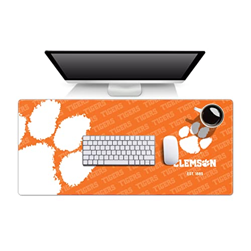 YouTheFan NCAA Clemson Tigers Logo Series Desk Pad - style: Clemson Tigers