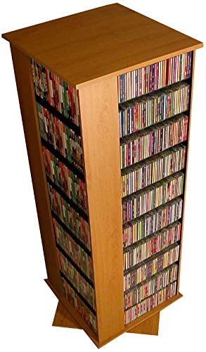 Venture Horizon Revolving Media Tower 1600 Grande-Oak - color: Oak-finish