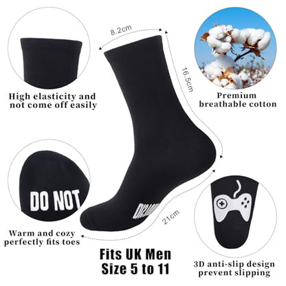 GOAUS Gamer Gifts Funny Socks, Light Up Gaming Pillow Cover 18x18 inch Dual Pockets, Gifts for Men Dad Teens Teenage Boys Son Boyfriend - color: Gaming