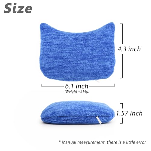 Large Mouse Wrist Rest Bean Bag, Ergonomic Mouse Support Pad Filled Ergo Beads for Computer, Laptop, PC Gaming (Blue) - color: Blue