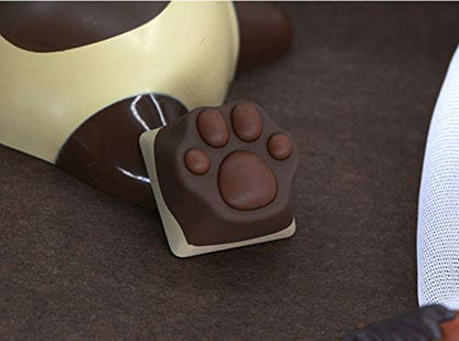 Sya Zomoplus Cute Cat-Claws Keycap 3D Model OEM Profile Keyboard Key Caps for Cherry MX Switches Mechanical Gaming Keyboard Catpaw ESC-Key Keycap (Siamese 1pcs) - color: Siamese-1pcs
