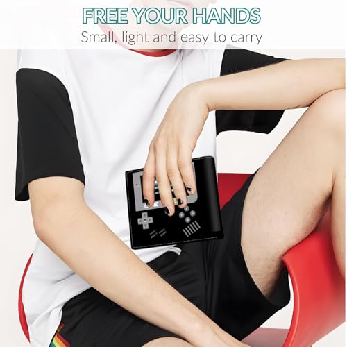 EXXBYELI Boys Wallet Gamepad Leather Wallets Credit Id Card Cash Holder Black Rfid Blocking Zipper Cute Cool Funny Aesthetic Wallets With Coin Pocket Id Window Teen Wallets for Boys Teenager Wallet - color: game-black2