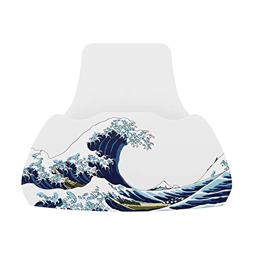 PlayVital The Great Wave Controller Display Stand for ps5, Gamepad Accessories Desk Holder for ps5 Controller with Rubber Pads - color: The Great Wave