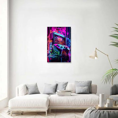 1PC Cool Gaming Poster Wall Art Wall Art for Living Room & Bedroom, 20 * 30cm/8 * 12inches Unframed