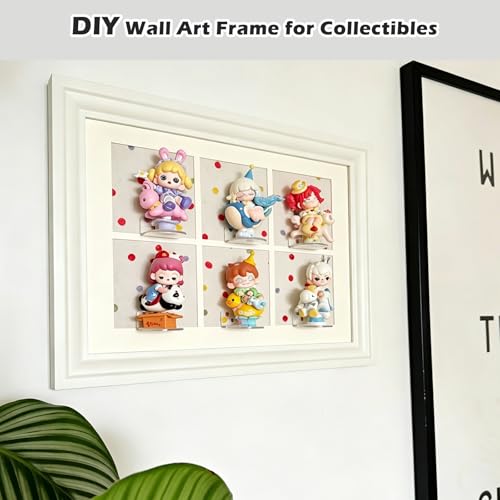Small Acrylic Display Shelves for Funko Pop– 2" Clear Floating Wall Shelf,Ideal for Action & Vinyl Figures, Bedroom Living Room Office Decor (8 Pack) - style: Adhesive-8PC