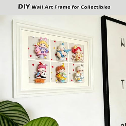 Small Acrylic Display Shelves for Funko Pop– 2" Clear Floating Wall Shelf,Ideal for Action & Vinyl Figures, Bedroom Living Room Office Decor (8 Pack) - style: Adhesive-8PC