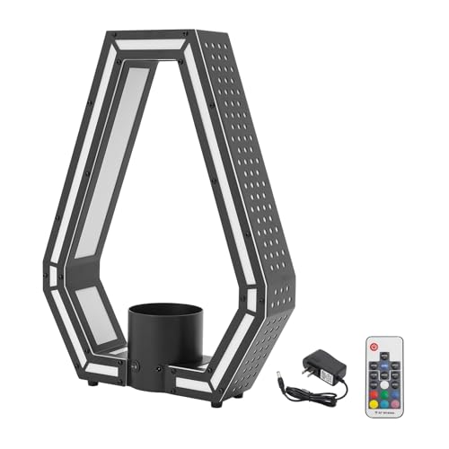 LED Lighted Liquor Bottle Display Shelf Rhombus Bottle Display Stand with Remote Control 7 Color Adjustable Glowing Wine Bottle Display LED Champagne Bottle Presenter for Bar Nightclub Party - color: White-rhombus