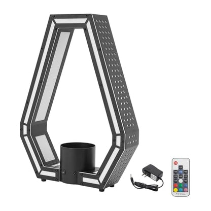 LED Lighted Liquor Bottle Display Shelf Rhombus Bottle Display Stand with Remote Control 7 Color Adjustable Glowing Wine Bottle Display LED Champagne Bottle Presenter for Bar Nightclub Party - color: White-rhombus