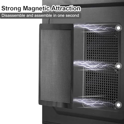 DIY PC Case Dust Mesh Filter,400x300mm PC Mesh Grill with Magnetic Frame Strip,Computer Cooler,Cooler Filter Screen,Fan Dust Mesh Cover Dustproof High Density - 4 Pack