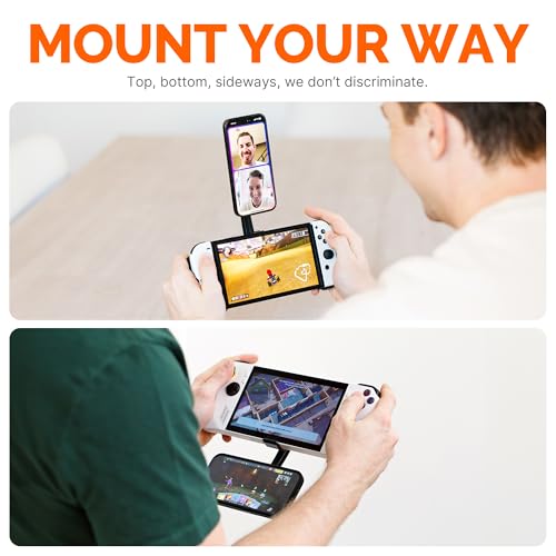 Mechanism Phone Mount Console Bundle for Steam Deck | Easily Connect Any iPhone or Android Using Our Phone Mount | Case Friendly Steam Deck Accessories | Deckmate