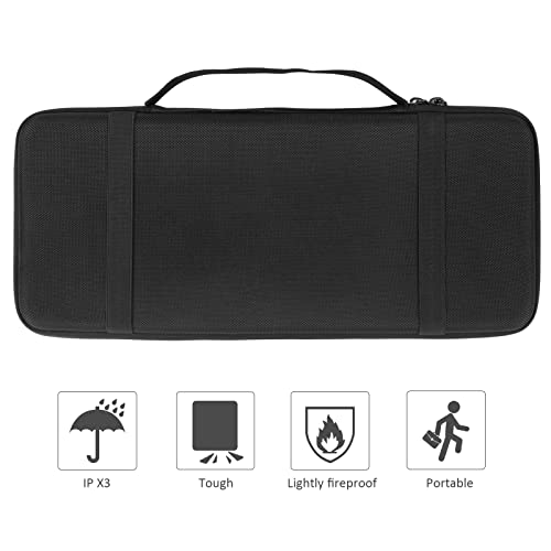 co2CREA Hard Travel Case Replacement for Razer Huntsman Tournament Edition TKL Tenkeyless Gaming Keyboard - size: for TKL Keyboard