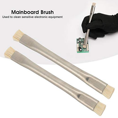 Antistatic Brush, 2 PCS Mainboard Cleaning Tools ESD Safety Dust Removal Brush Soft Brush for Cleaning Keyboard PCB Mobile Phone Parts
