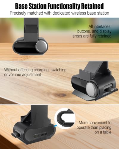 Headphone and Game Controller Stand Compatible with SteelSeries Arctis | Headset Holder Compatible with SteelSeries Arctis Nova Pro Wireless Headsets with Dock for Wireless Base Station - size: With Game Controller Stand