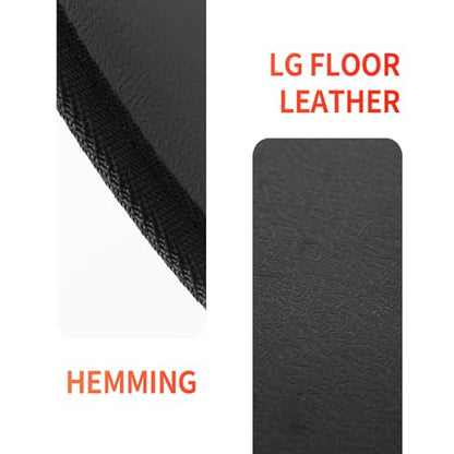 Electric Heated Floor Mats - AC 110V Foot Heater, Heated Foot Warmer Mat Under Desk for Office and Home (Black) - color: Black