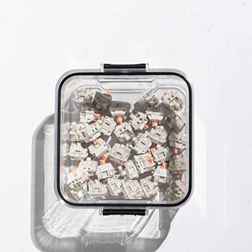 Gliging Switch Storage Mechanical Keyboard Switch Can Keycaps Sealed Can Storage Bottle Display Can Keycap Storage Box - size: Big