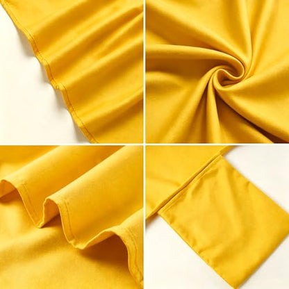 VOCOOL Lounge Chair Cover Beach Towels Covers Quick Dry Soft | Microfiber Pool Chair Towel with Side Pockets for Outdoor Summer Hotel Sunbathing Garden Sun Lounger, Yellow, 85" x 30" - color: Yellow