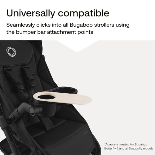 Bugaboo Food and Drink Tray, Compatible with Bugaboo Strollers