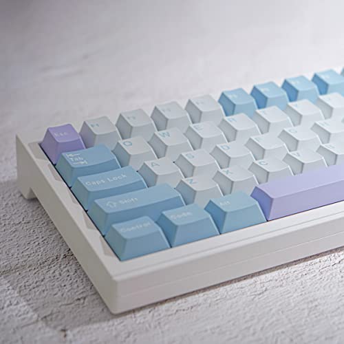 Sumgsn Custom Keyboard Illusion Keycaps 172 Keys Full Set Double Shot Cherry Profile Key caps Fit for Cherry Mx Switches ISO ANSI Layout - color: Illusion Keycaps
